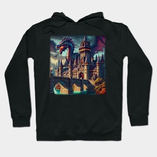 Castle and dragons Hoodie